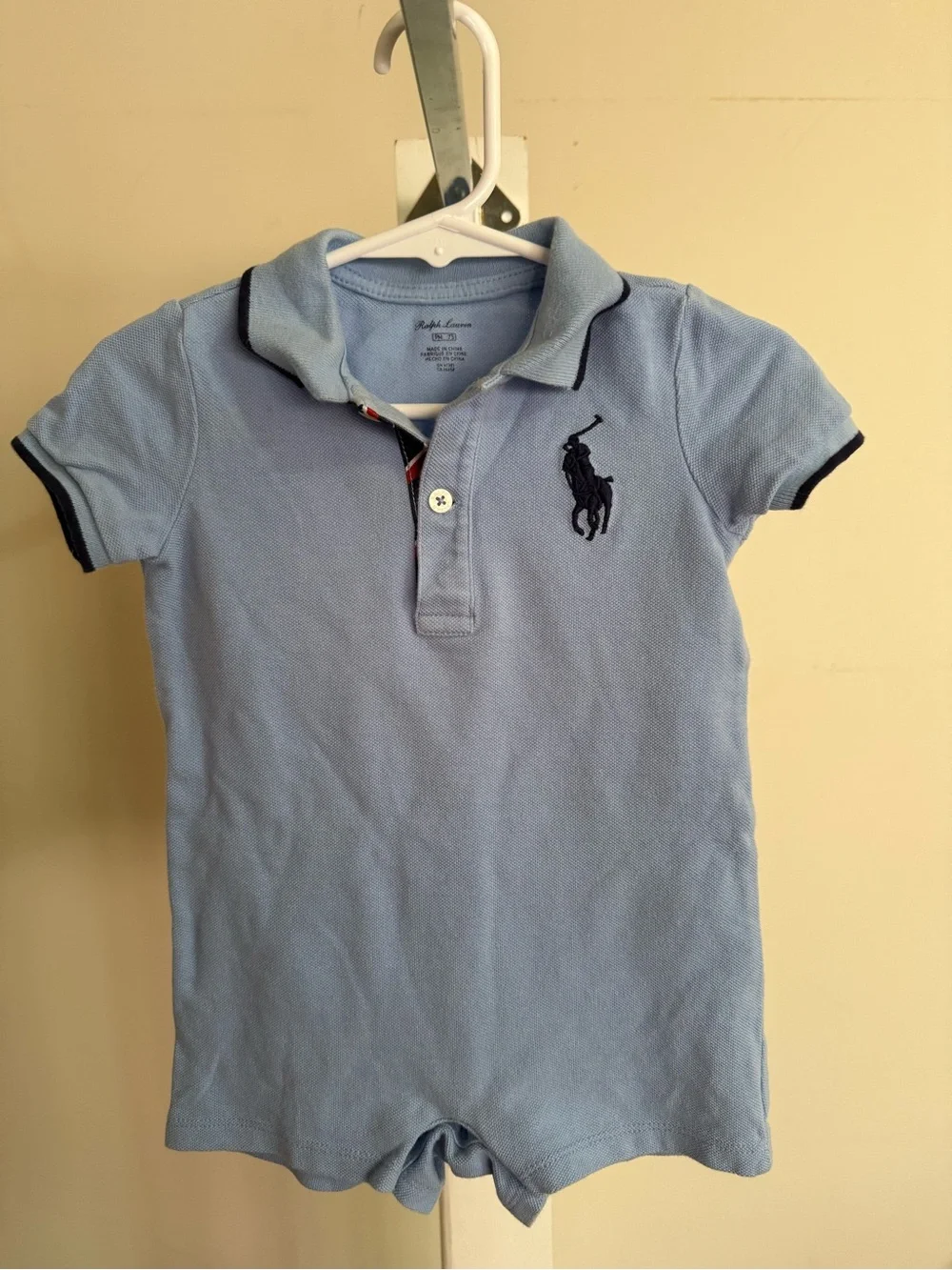Ralph Lauren Big Pony Polo Romper